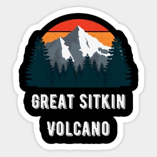 Great Sitkin Volcano Sticker